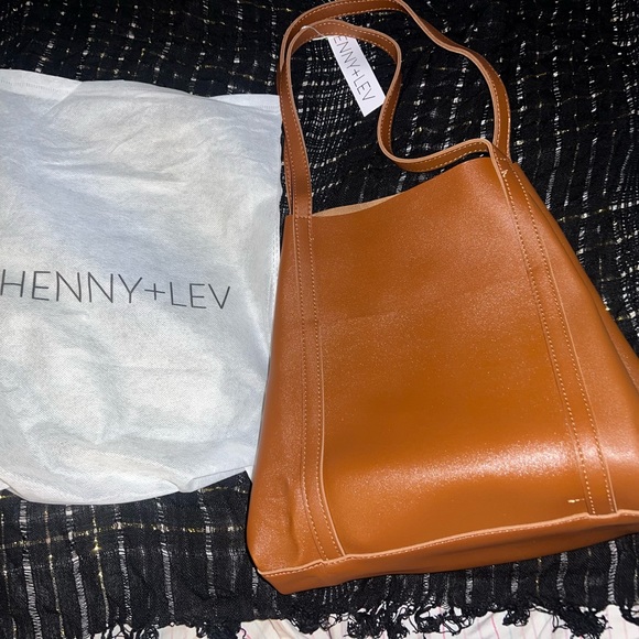 Henry and Lev Tote/Brown - Picture 2 of 2